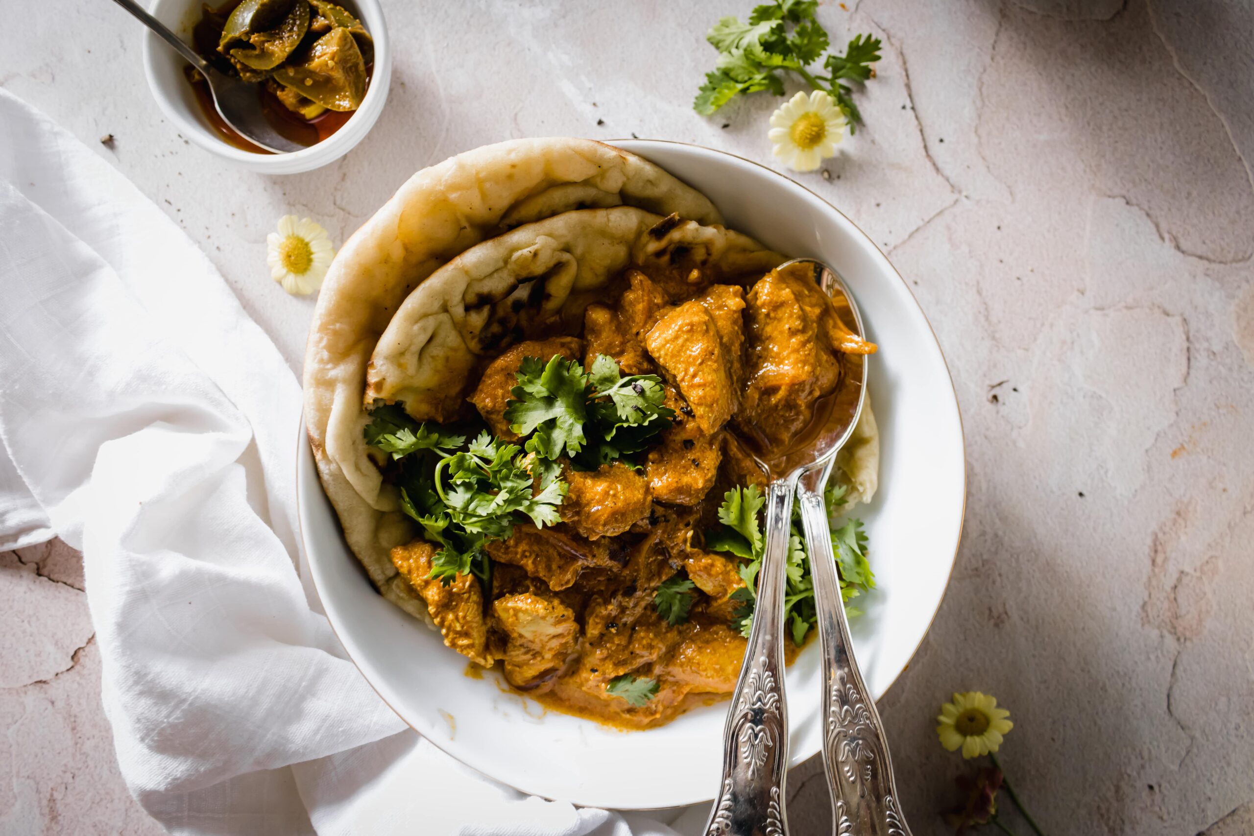Bio Butter Chicken with Naan